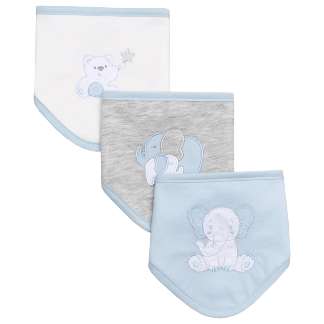 Set De Bandanas X3 Unidades 0-6M