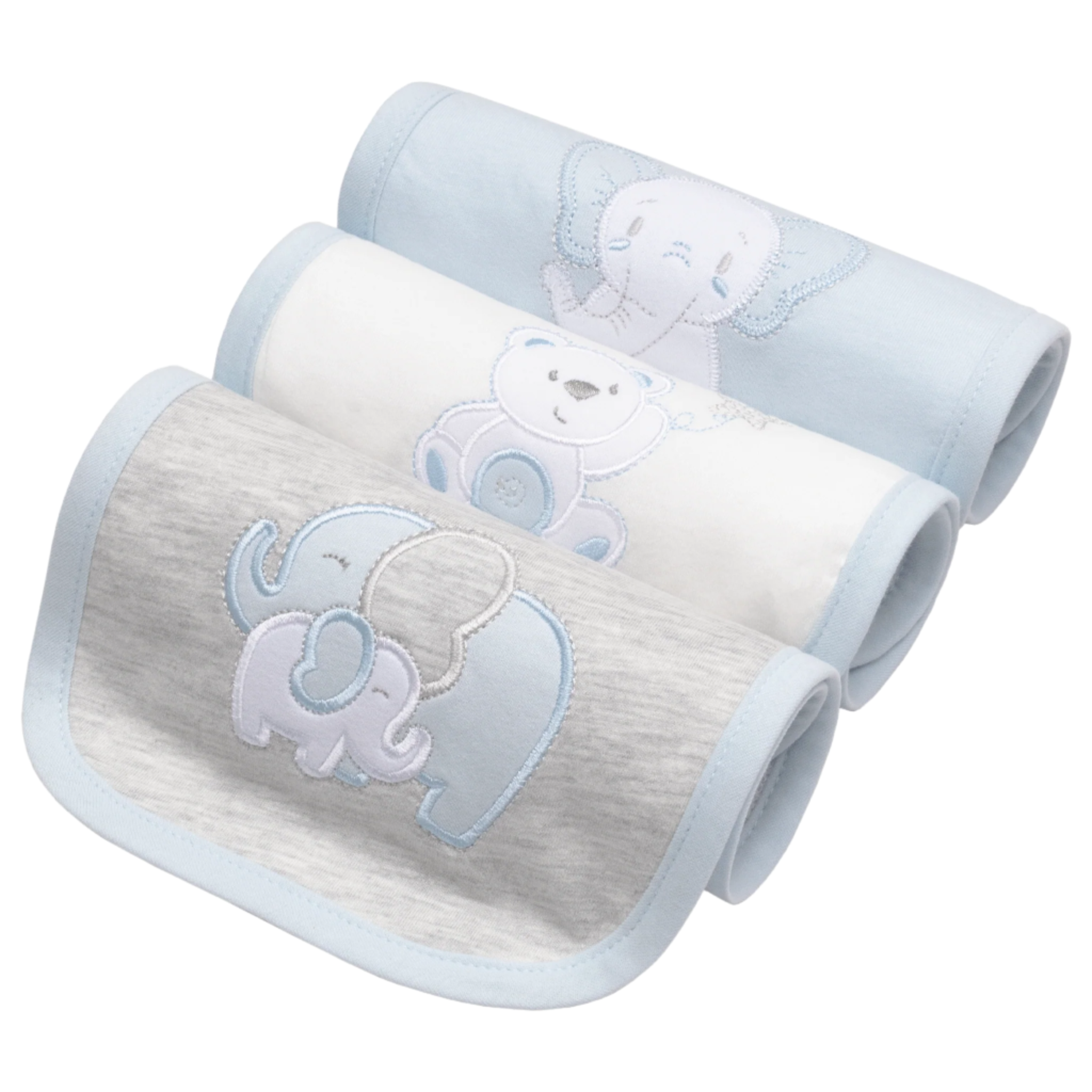 Set De Toallitas X3 Unidades Celeste 30 x 18cm