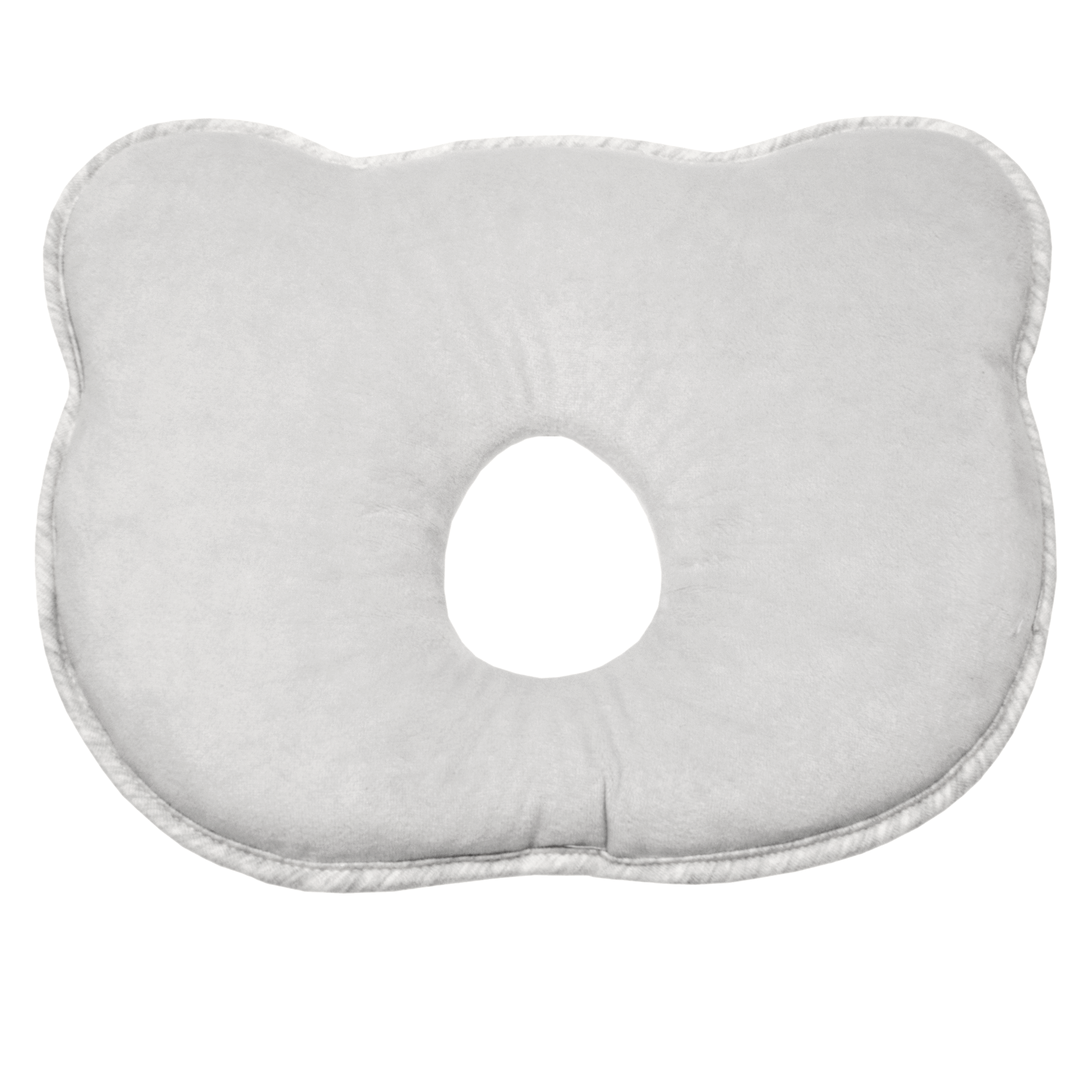 Almohada Gato Para Bebé Gris