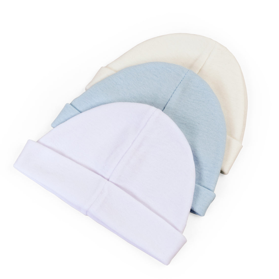 Set De Gorros X3 Unidades 0-3M