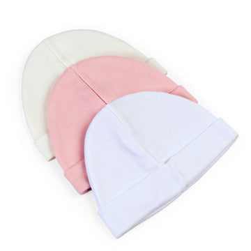Set De Gorros X3 Unidades 0-3M
