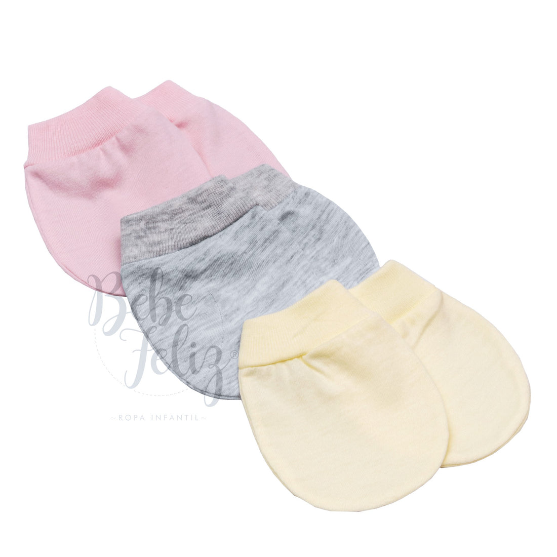 Set De Mitones X3 Unidades 0-3M