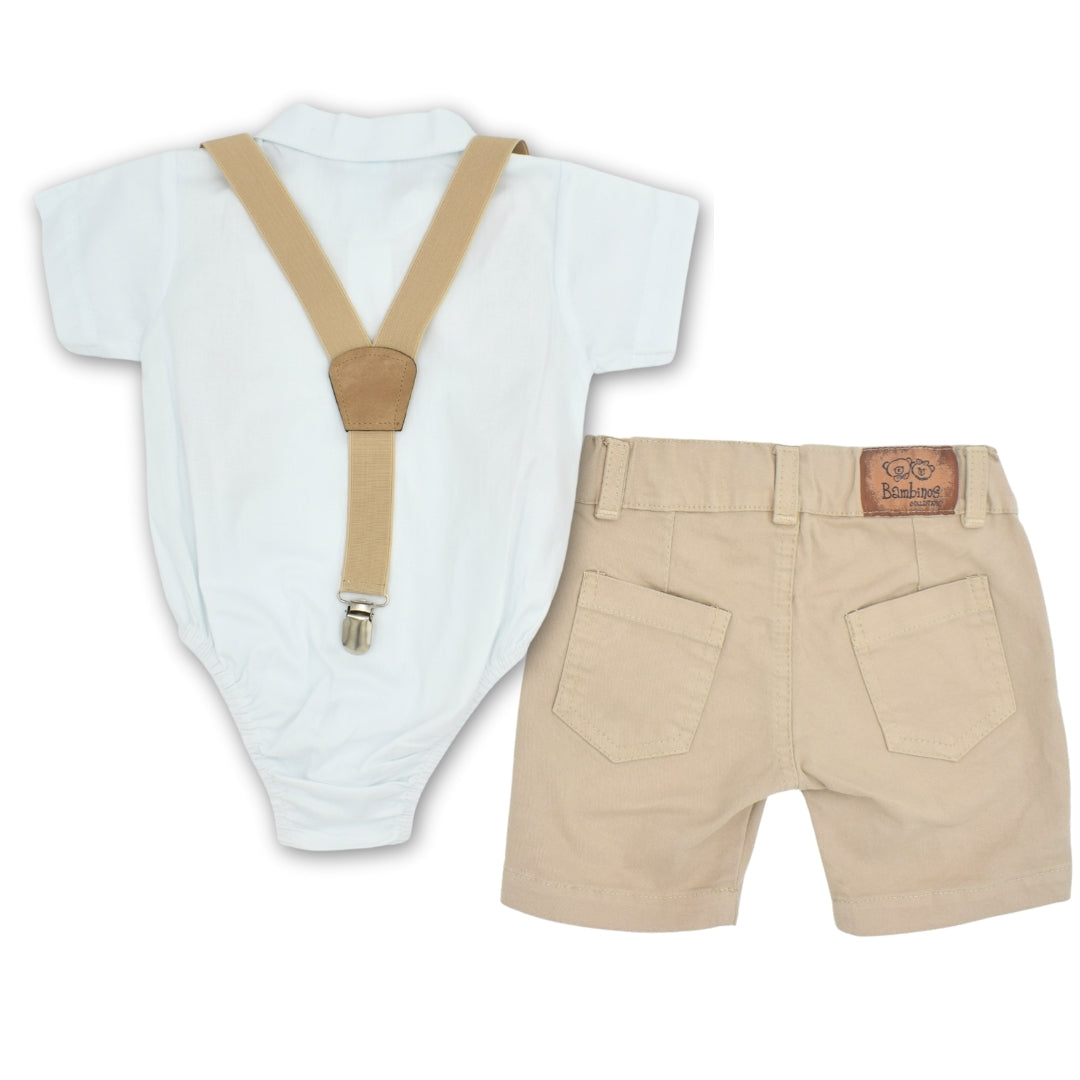 Traje Elegante Con Mameluco Y Short