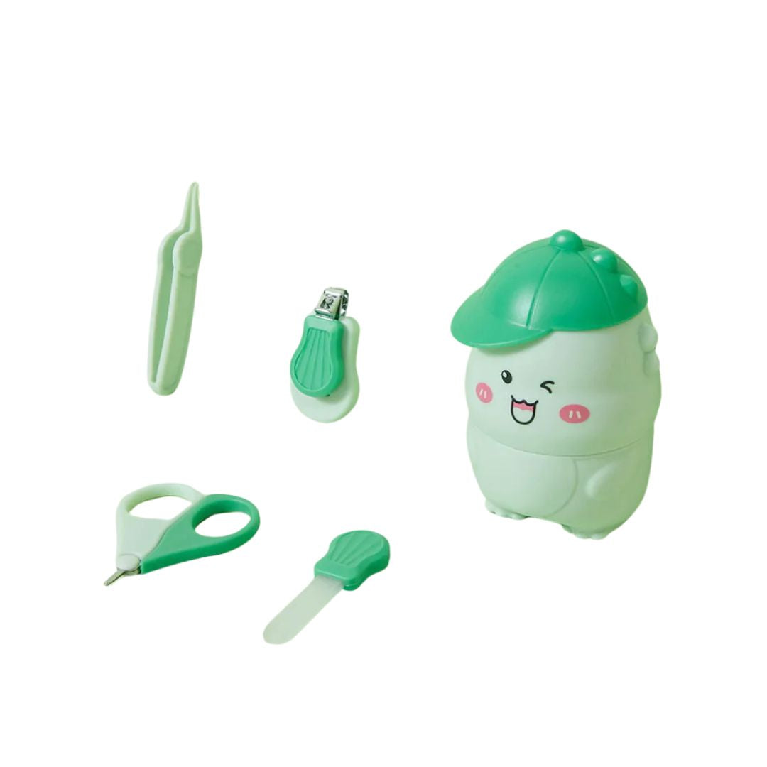 Kit De Aseo Para Bebe 4 Piezas Diseño Dinosaurio