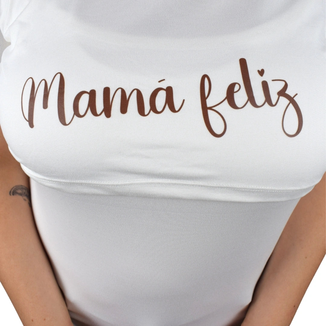 Blusa De Lactancia Blanca