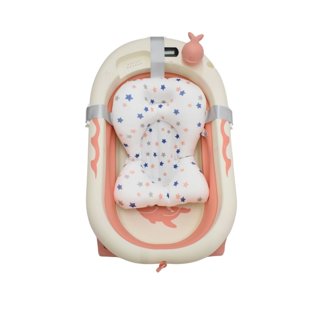 Bañera Plegable Con Cojín Estampado Y Ballena