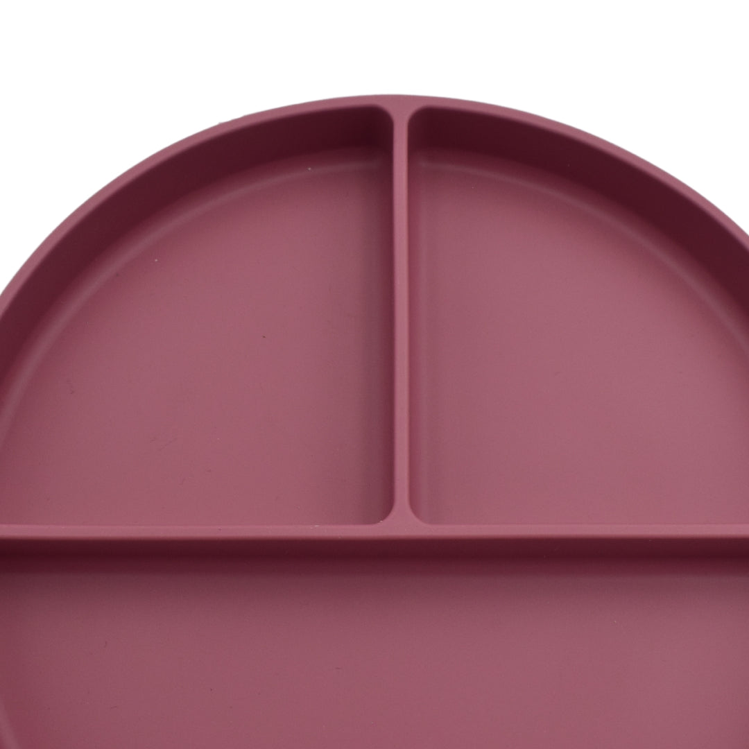 Set de Plato Silicona con  Cubiertos