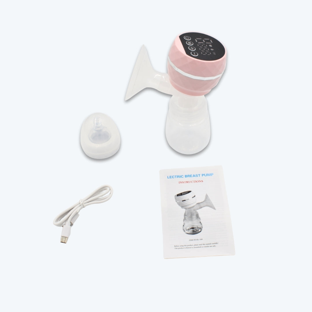 Extractor Electrico Recargable 1 Copa + Tetero (Rosado)