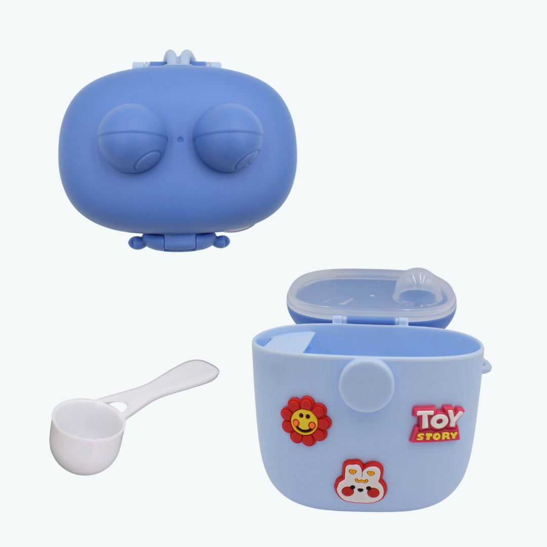 Porta Comida Y Leche En Polvo Para Bebes Con Cuchara