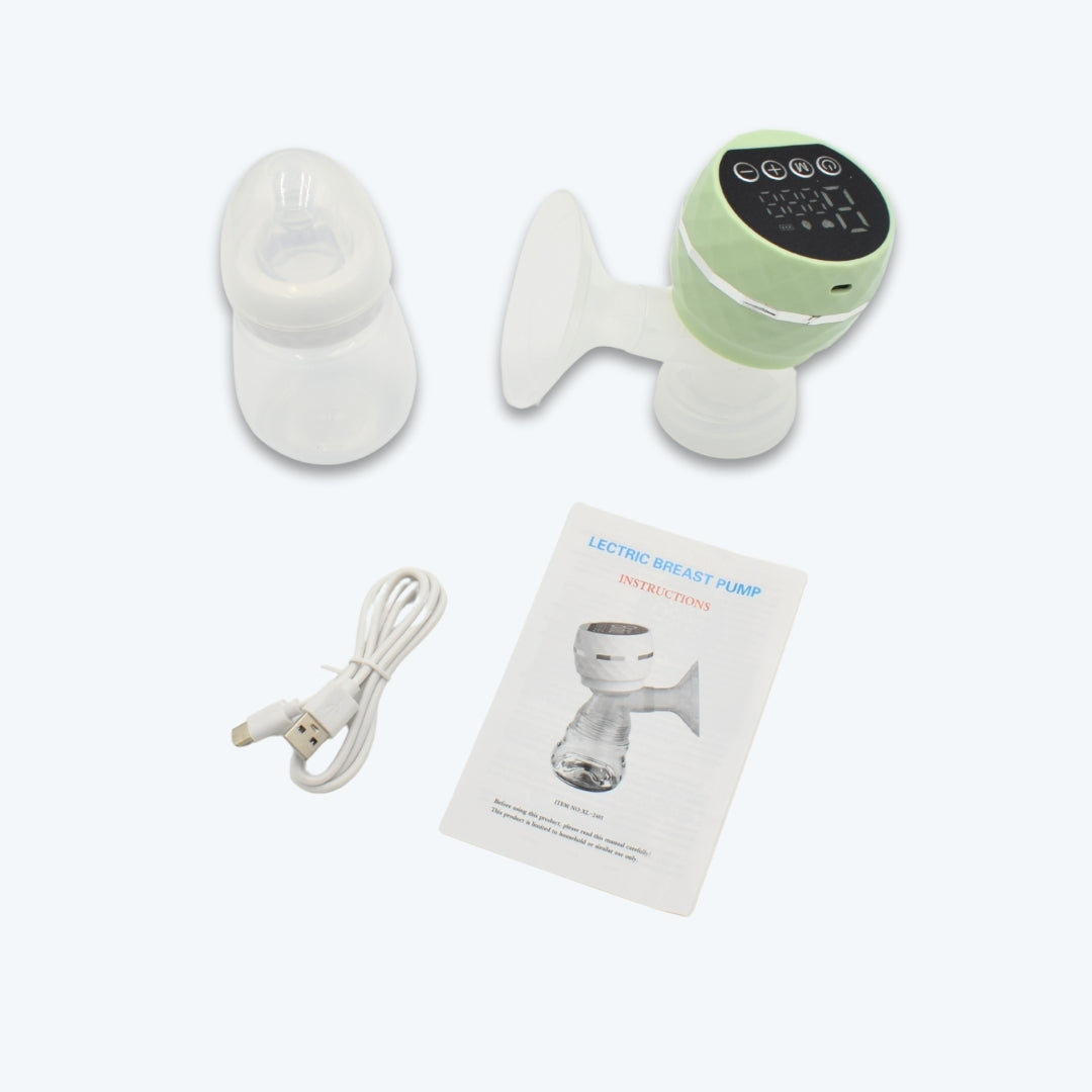 Extractor Electrico Recargable 1 Copa + Tetero (Verde)