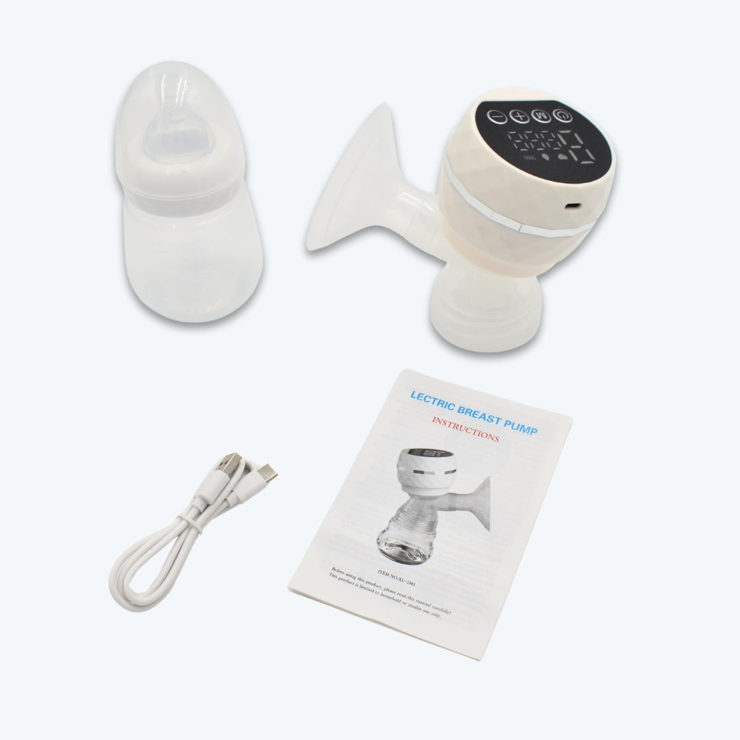 Extractor Electrico Recargable 1 Copa + Tetero (Blanco)