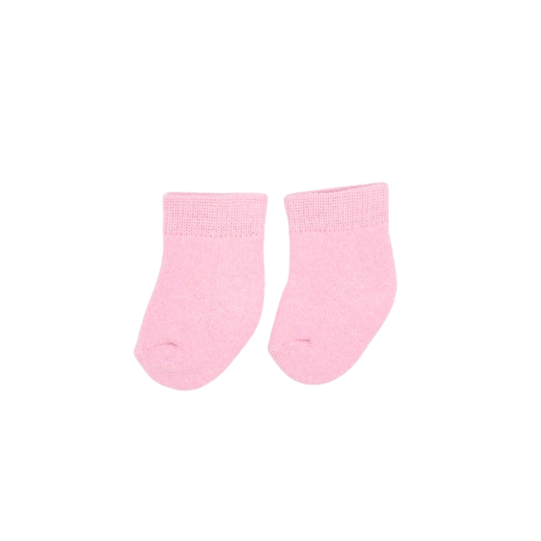 Set De Medias X3 Unicolor  Lisas Para Bebe 0 Meses