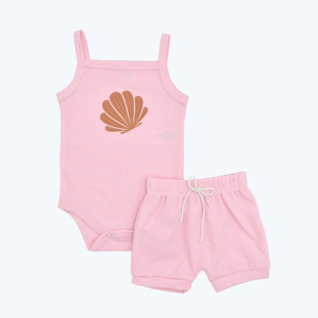 Set Bodys Panty Concha Niña
