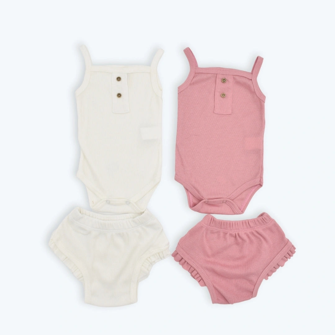 Set Bodys Tiras + Pantis X2 Unidades