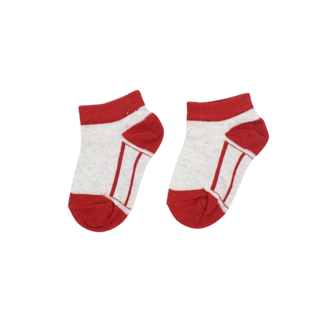 Set De Medias Talonera Estampada  X3 Para Bebe Niño
