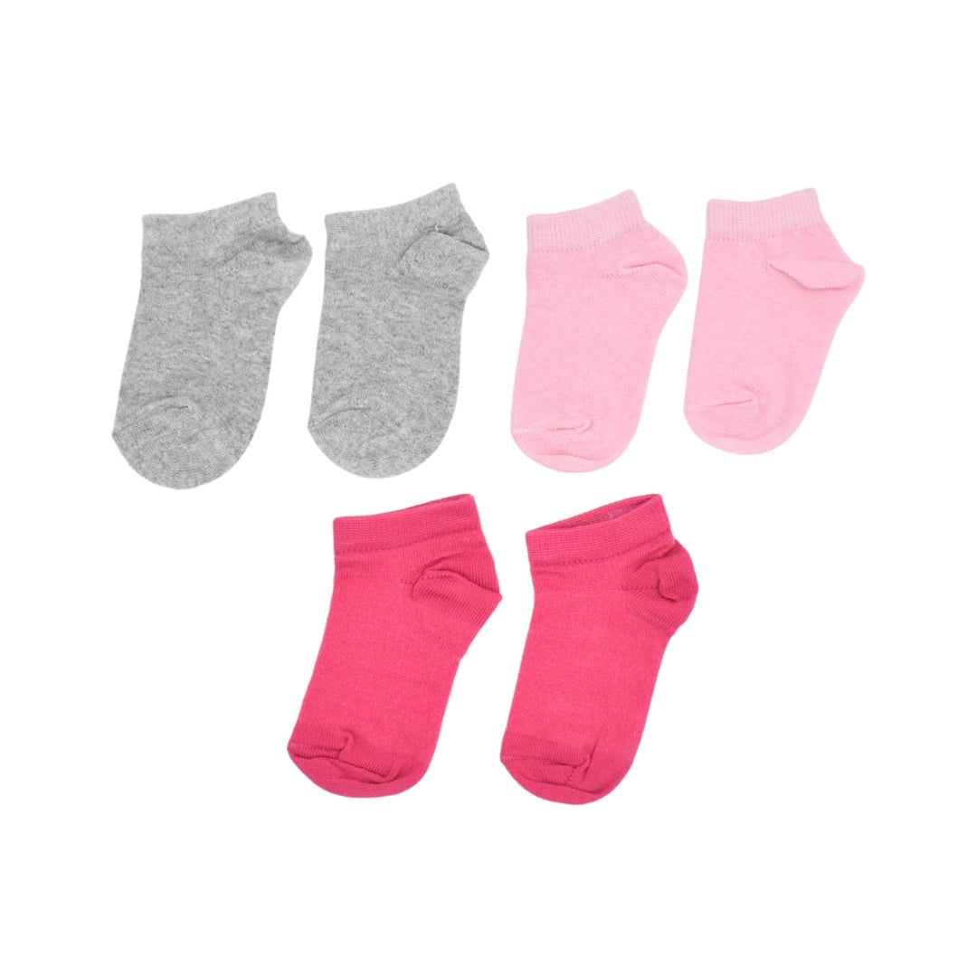Set De Media Talonera X3 Unicolor Bebe Niña
