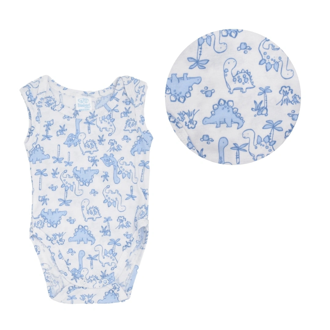 Set De Mameluco Manga Sisa  Estampados Niño X3 Unidades