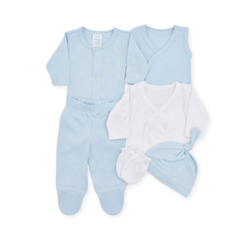 Set De Primer Día 6 Piezas Prematuro  Niño Ositos