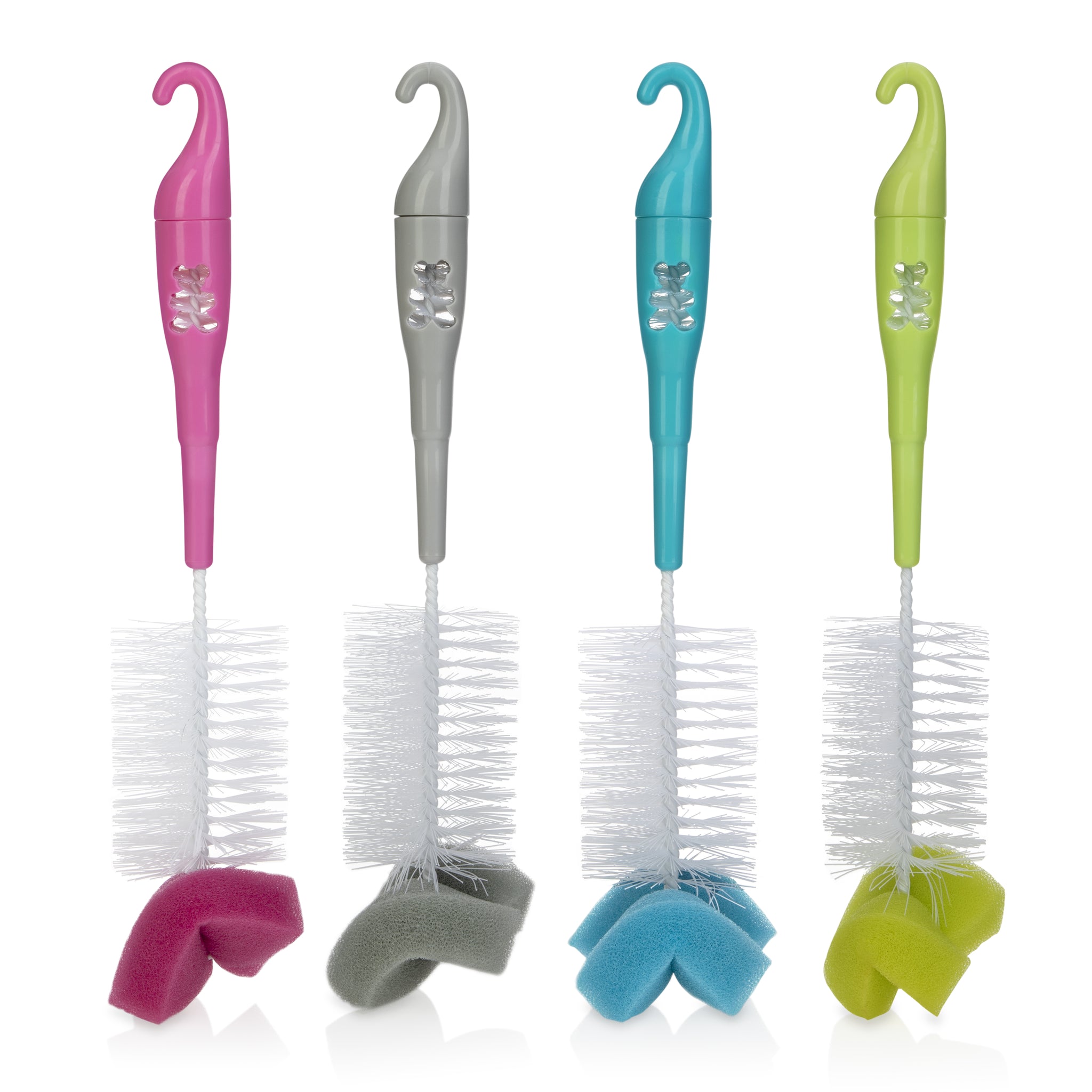 Set Cepillo para Teteros y Chupos con Punta Esponja 0M+