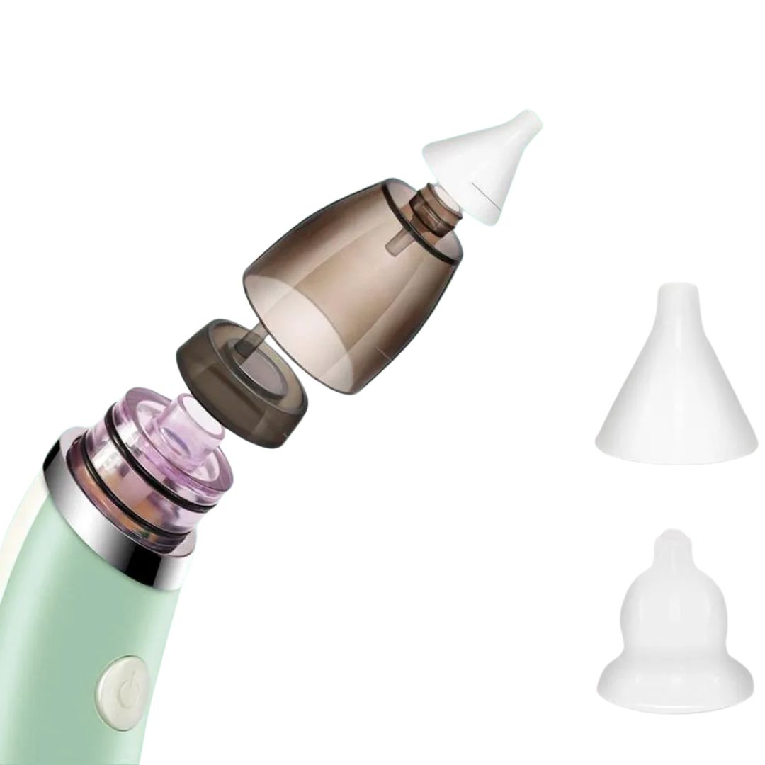 Aspirador Nasal Recargable Con 4 Boquillas