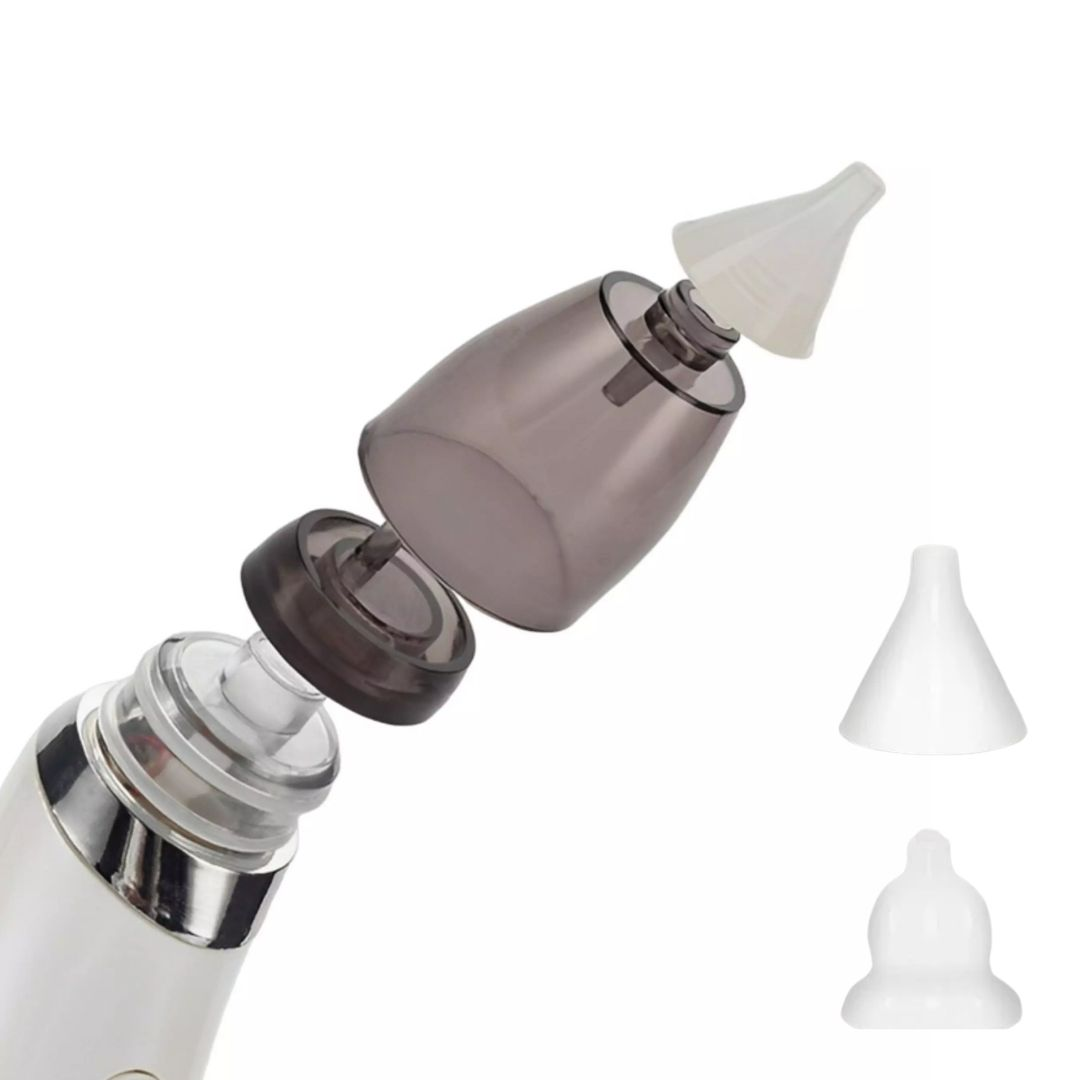 Aspirador Nasal Recargable Con 4 Boquillas