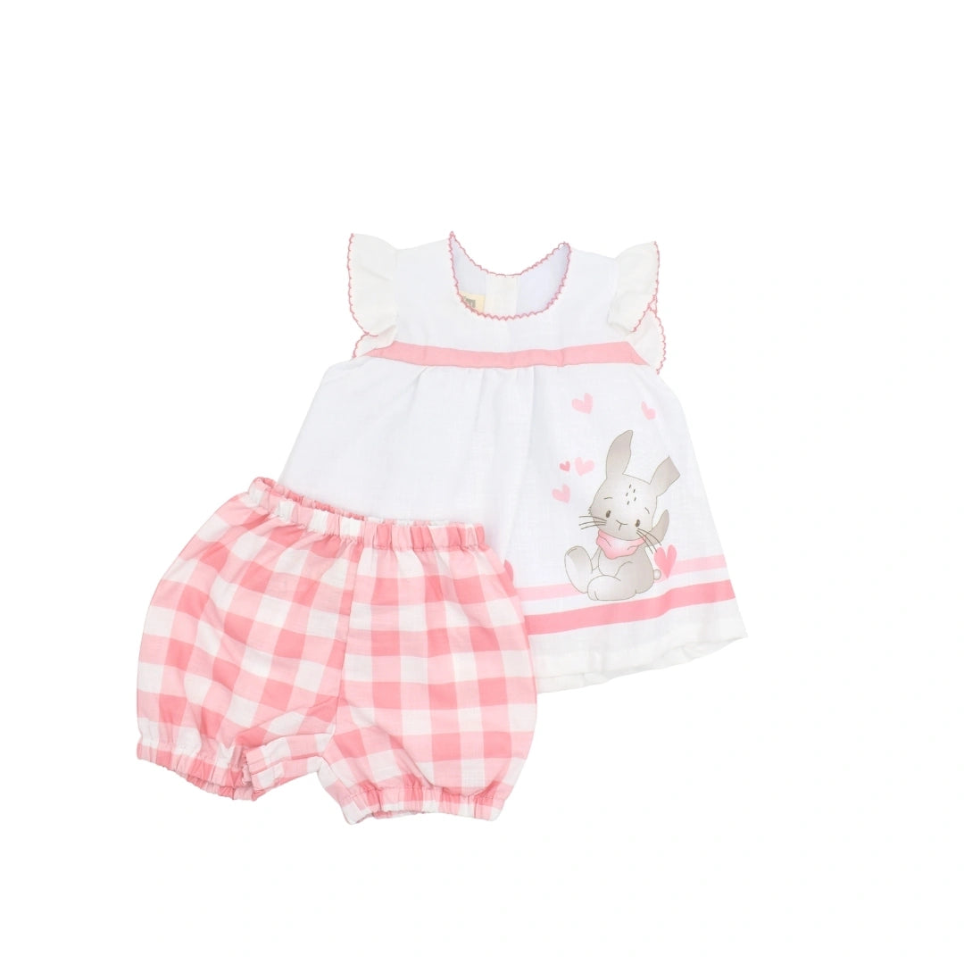 Conjunto Short Estampado Conejo