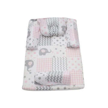 Colchoneta Antireflujo Estampada Con Almohada