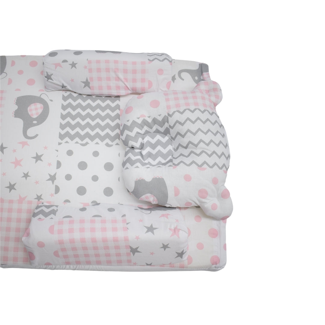 Colchoneta Antireflujo Estampada Con Almohada