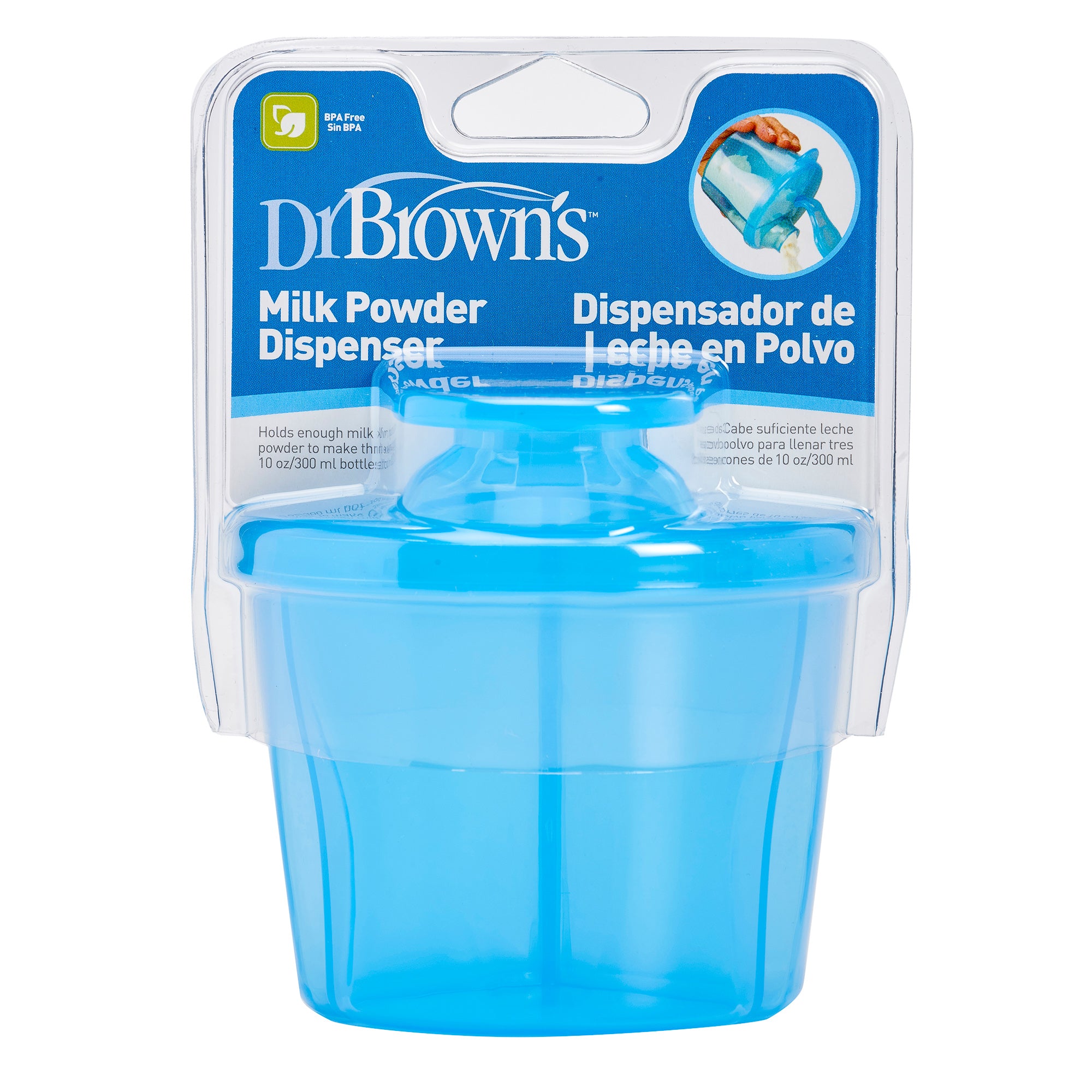 Dispensador de Leche en Polvo Azul