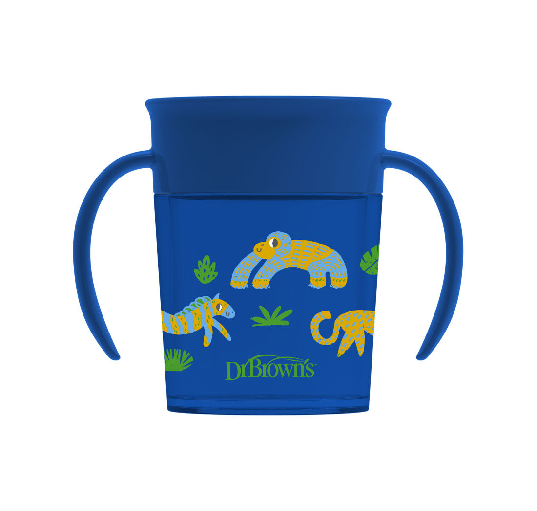Vaso 7 Oz Cheers 360° Azul Decorado 6M+