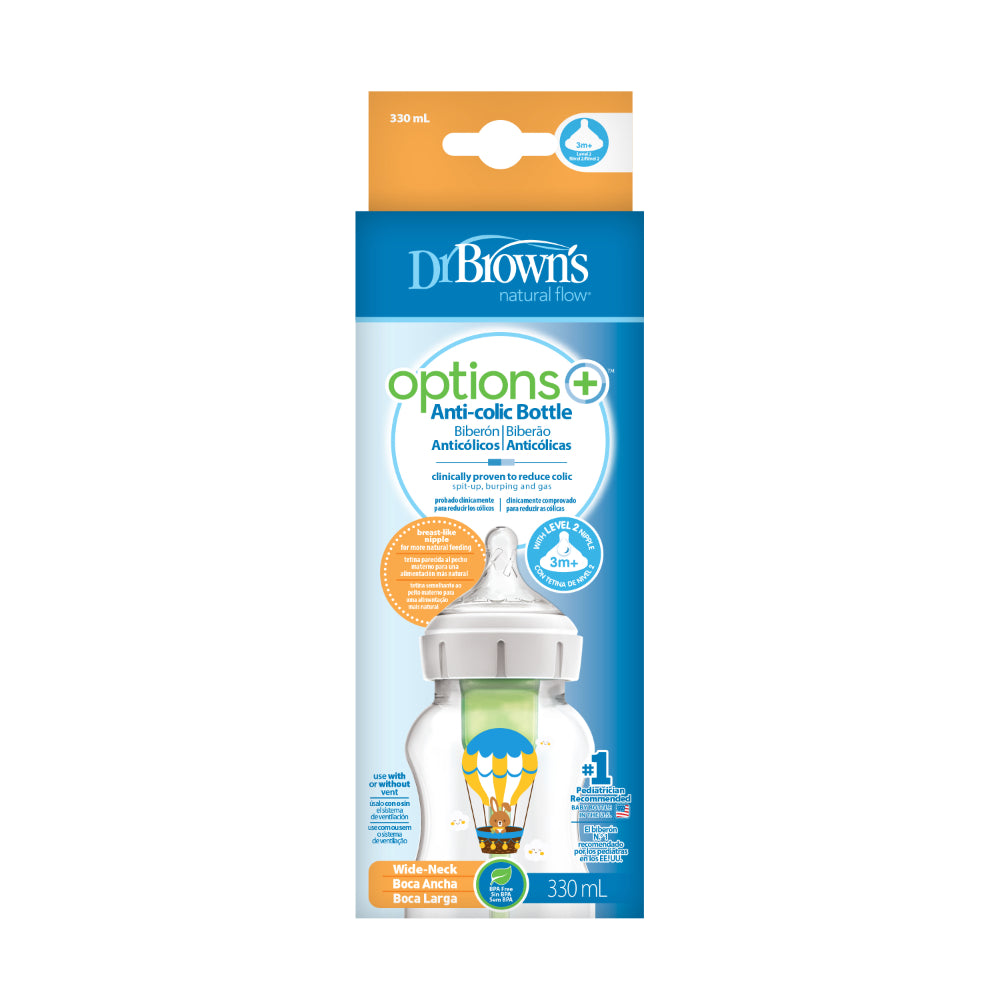 Tetero Boca Ancha 11 oz Conejito