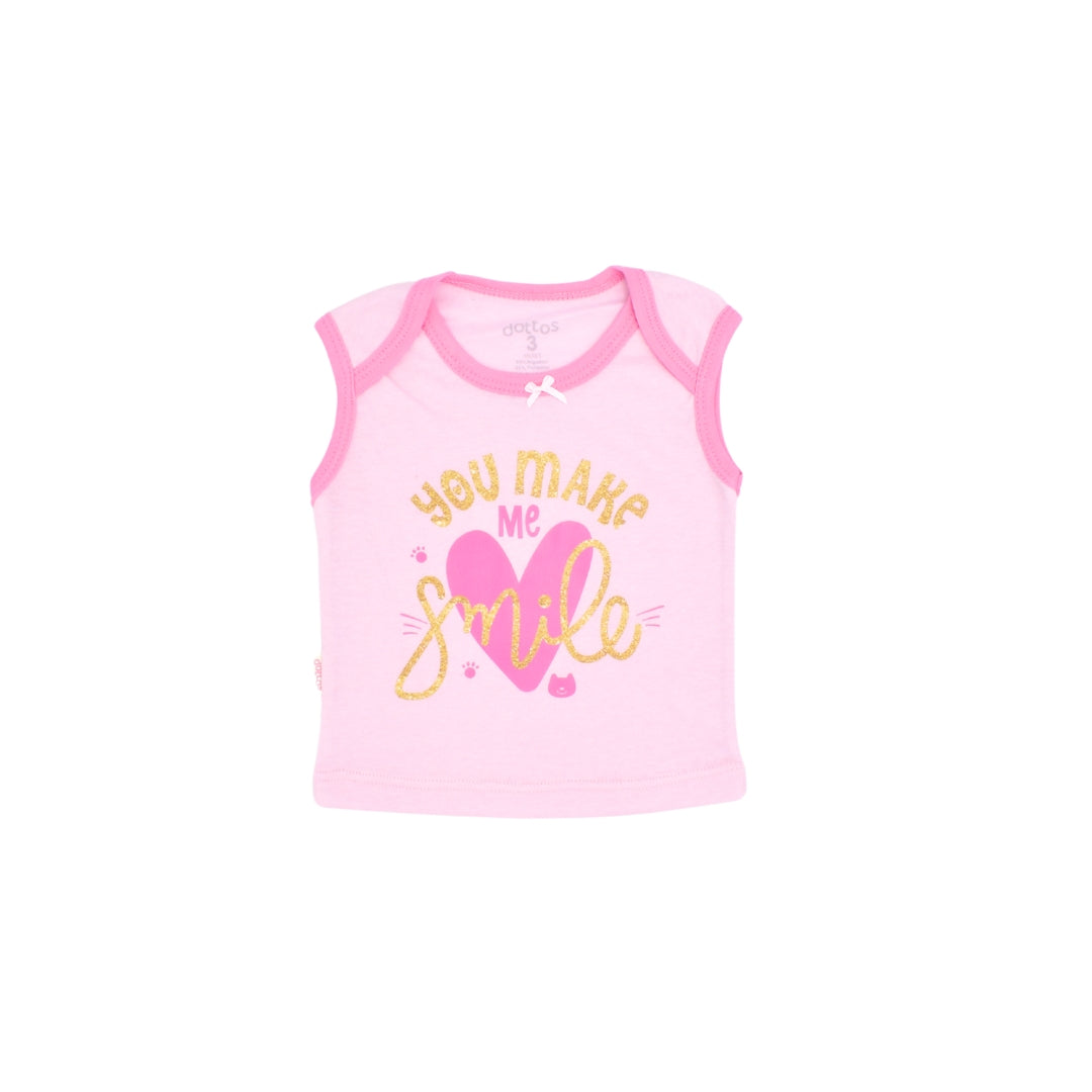 Set x3 Camiseta Bebé Niña Estampados