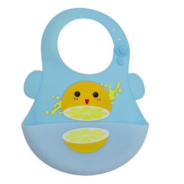 Babero Silicona Estampado Orejas Graduable