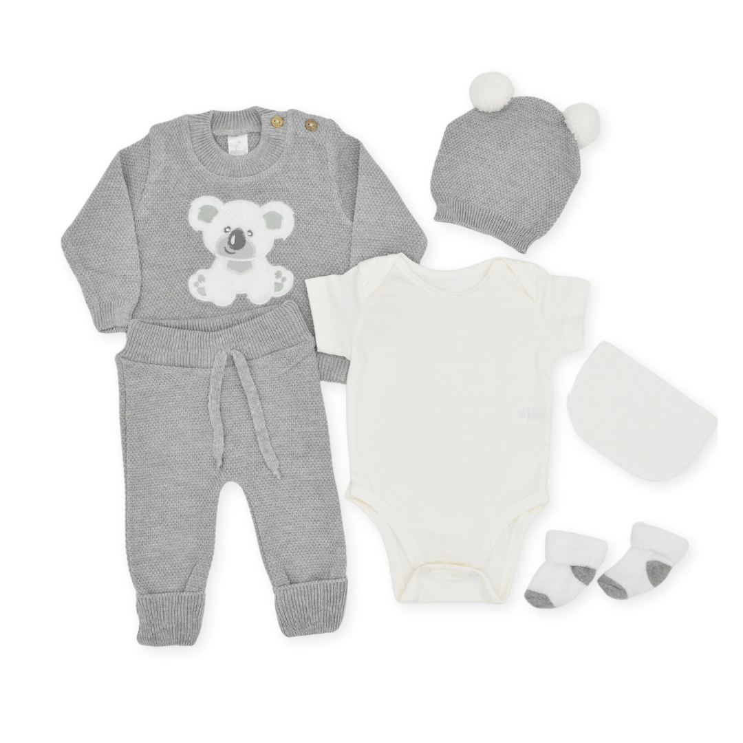 Set De Primer Día  Estampado Koala