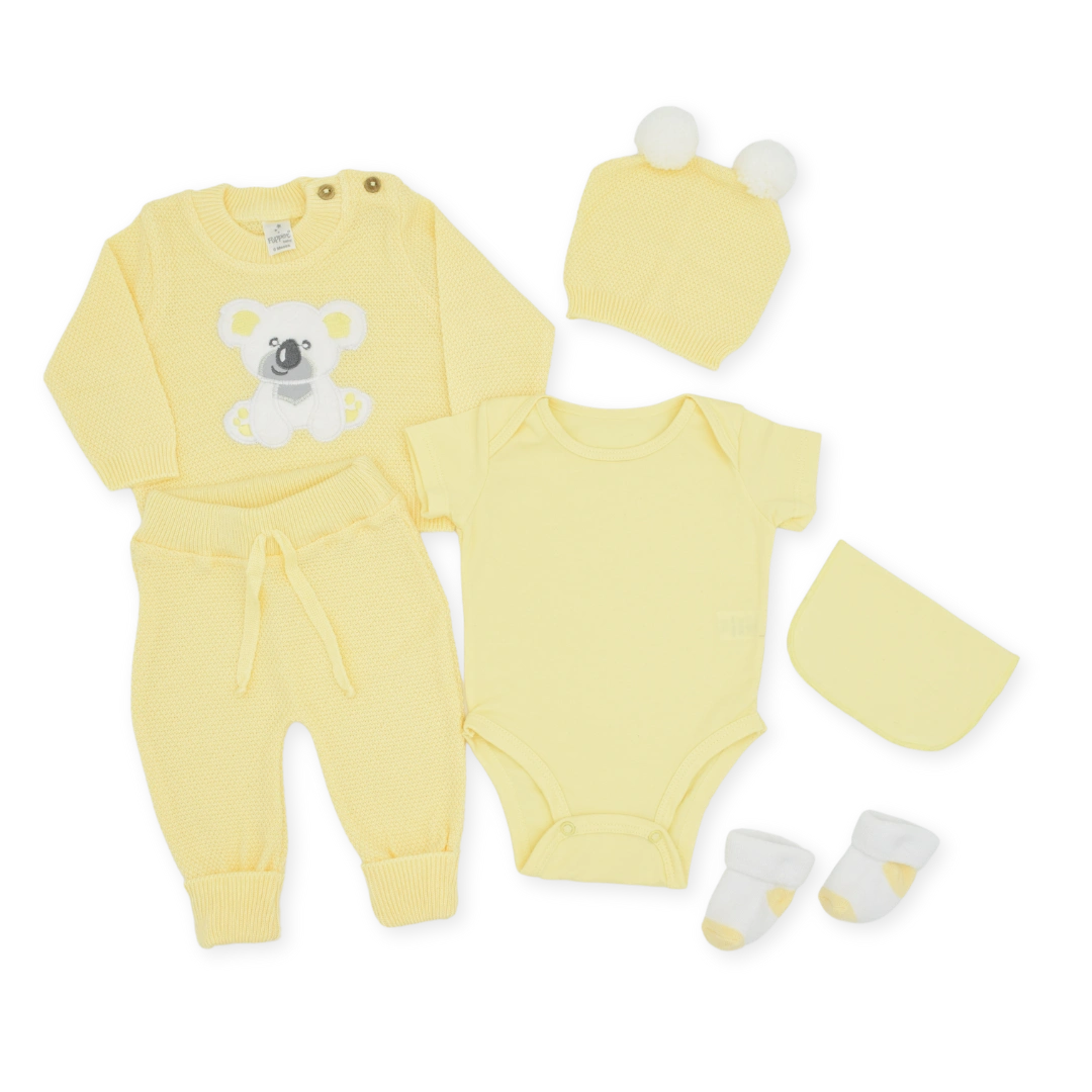 Set De Primer Día  Estampado Koala