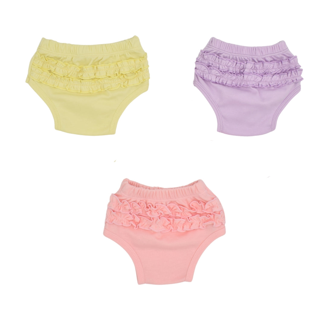 Set De Panties X3 Con Boleros Unitono