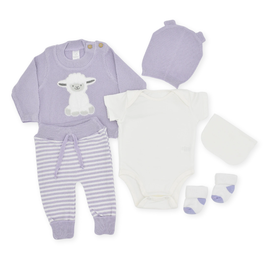 Set De Primer Día  Estampado Ovejita