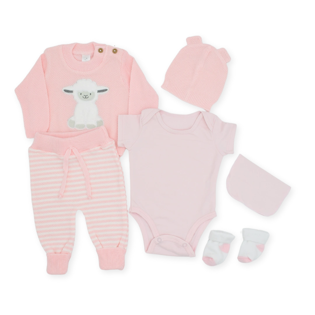 Set De Primer Día  Estampado Ovejita