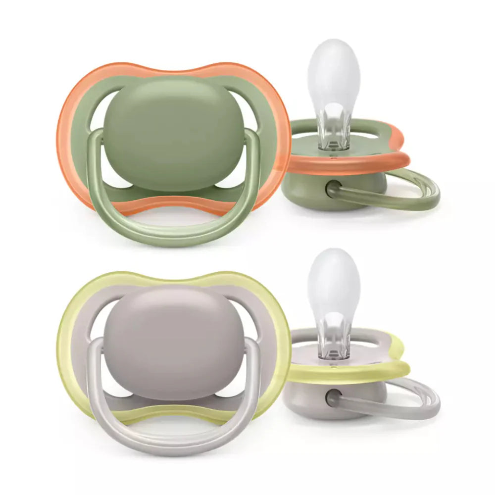 Chupo De Entretención Philips Ultra Air Avent Verde-Gris 6-18 M+