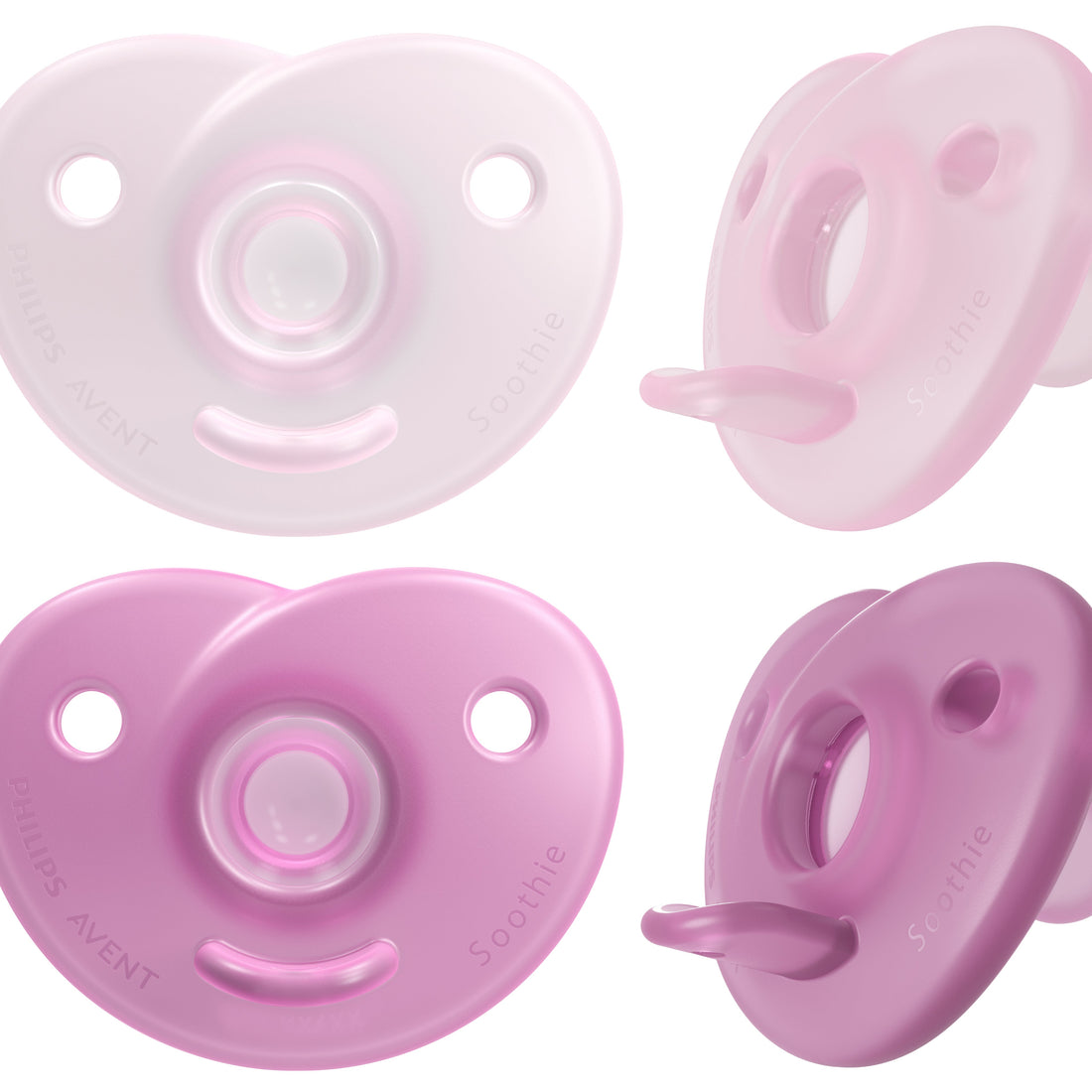 Chupo De Entretención Soothie De Avent Rosado 0-6M+
