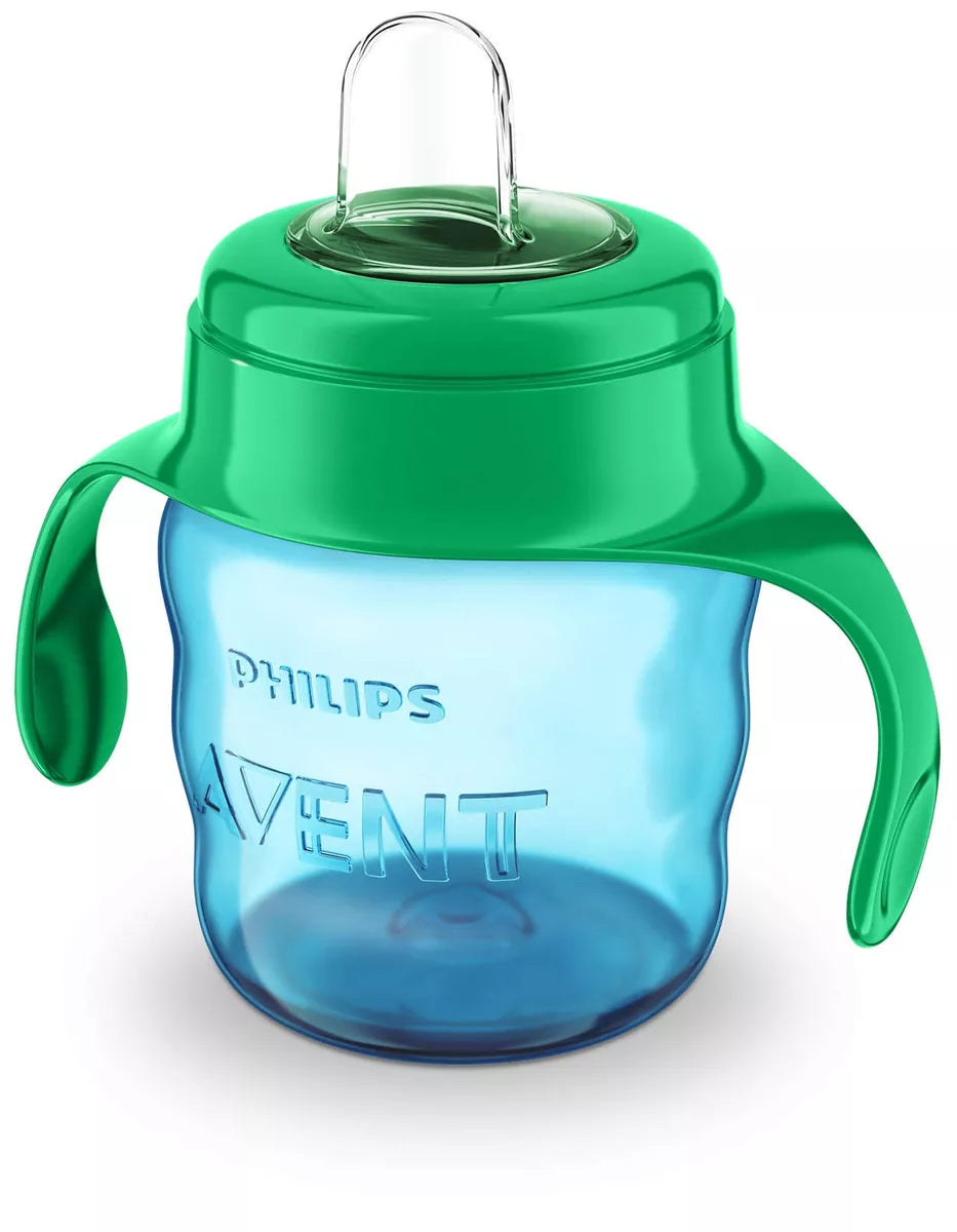 Vaso Classic Avent  7oz Azul-Verde Asas