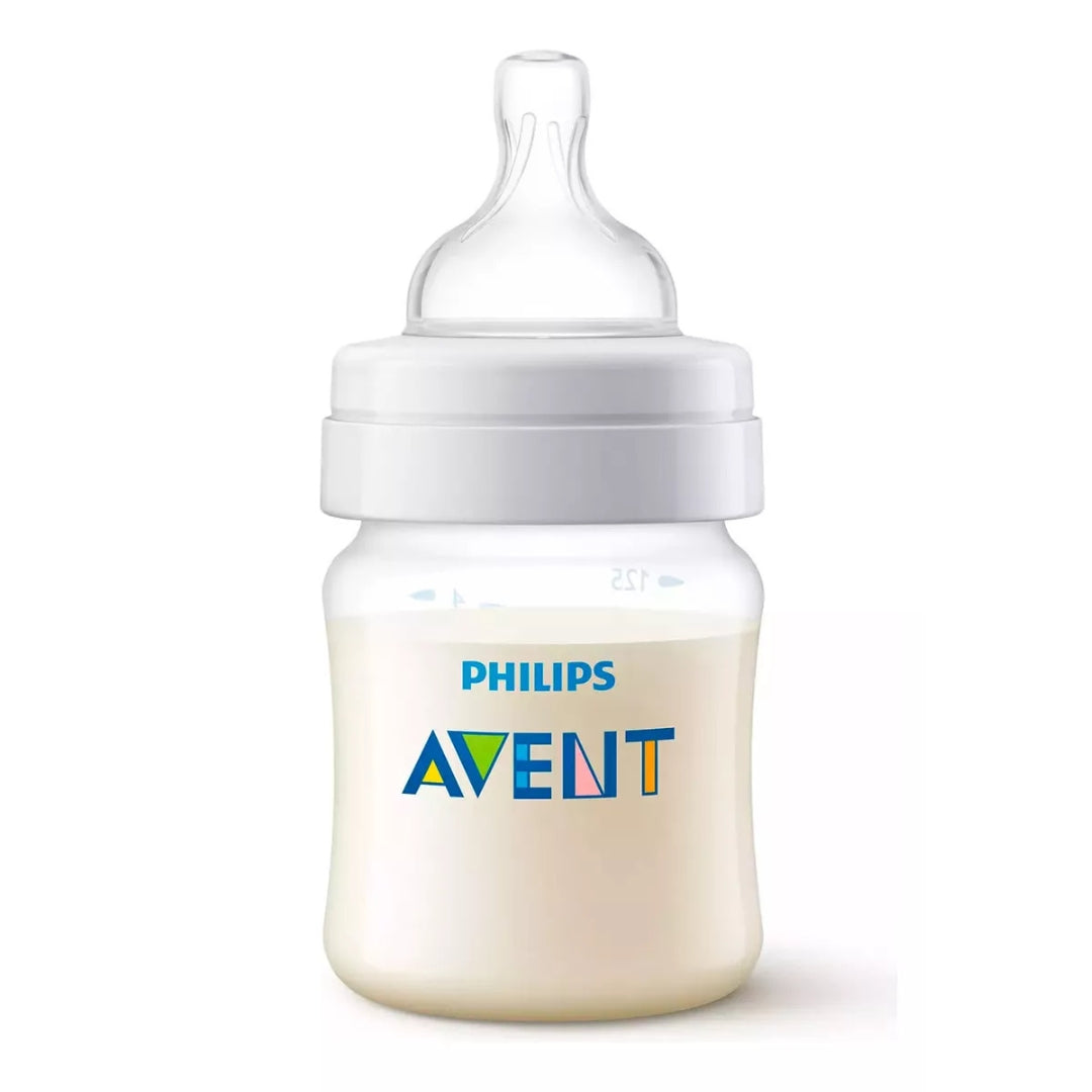 Tetero Anticólico Avent  Traslúcido 0 meses+ 4Oz
