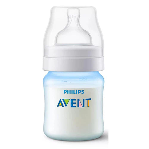 Tetero Anticólico Válvula Anticólicos avent 4oz Azul