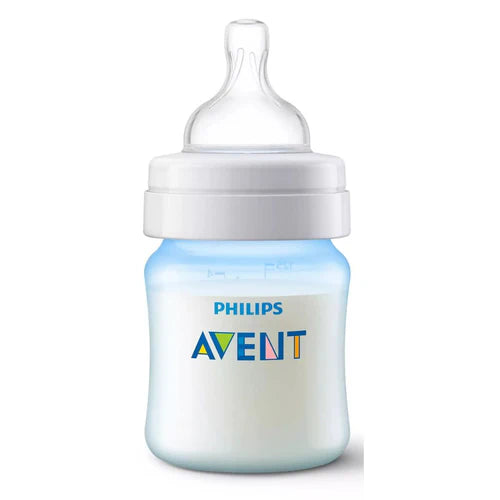 Tetero Anticólico Válvula Anticólicos avent 4oz Azul