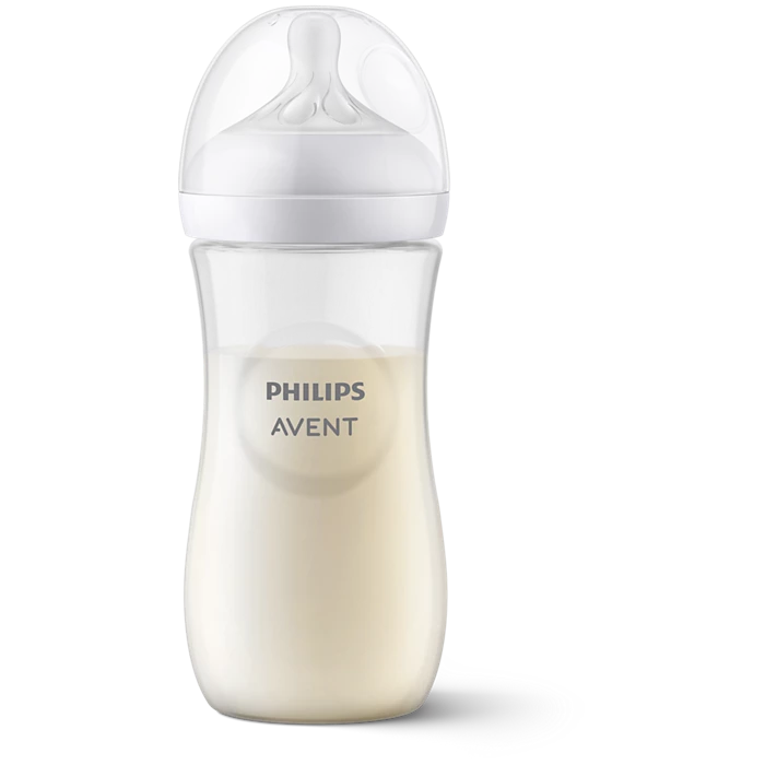 Duo Teteros Natural Response Avent 3.0 1 mes+ 11Oz Traslúcido