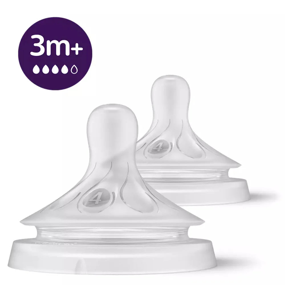 Chupo Repuesto Philips Avent Natural Response Anticólicos Flujo Rápido 3M+