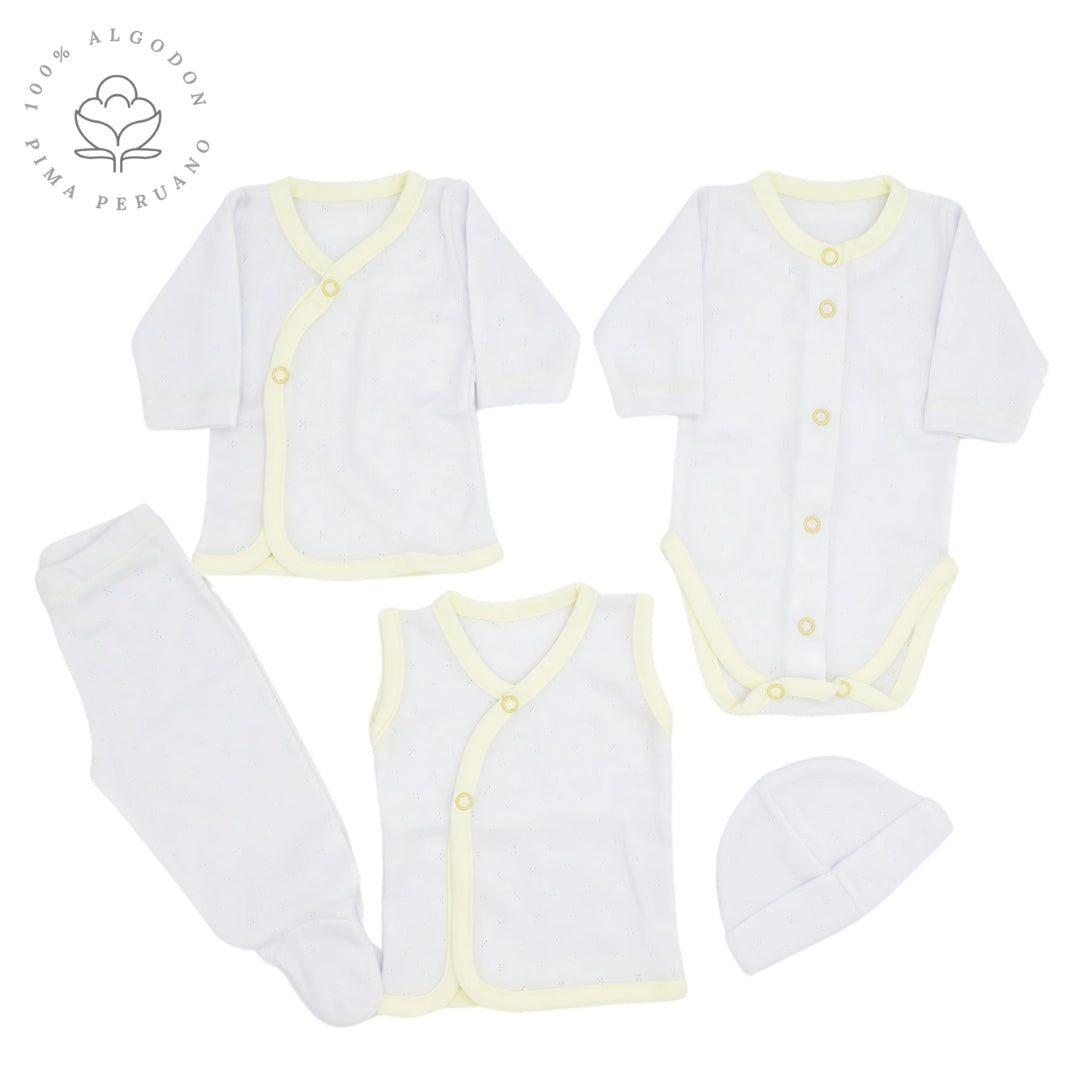 Set Primer Día Prematuro 5 Piezas