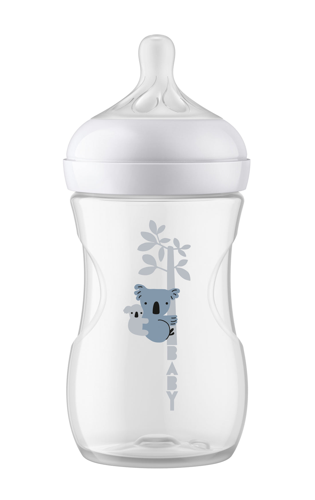 Tetero Natural Response 3.0 Avent Philips 9oz 1 Mes+ Koala-Traslúcido