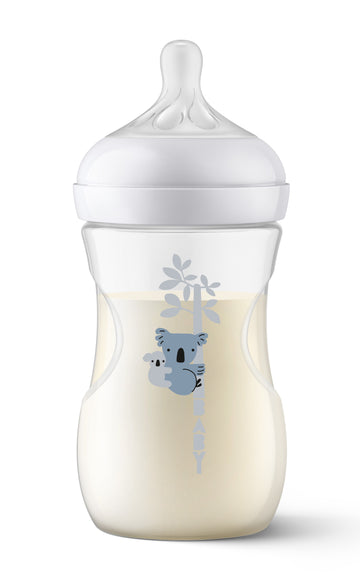 Tetero Natural Response 3.0 Avent Philips 9oz 1 Mes+ Koala-Traslúcido