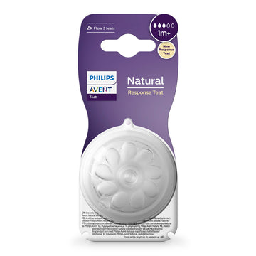 Chupo Repuesto Natural Avent Natural Response Flujo Medio 1M+